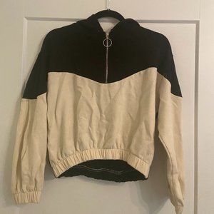 Zara Colorbook O-Ring Half Zip Sweatshirt